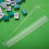 2pcs 18 polegadas Mahjong Empurrar Regra e Empurrador Ferramenta para suprimentos de Mahjong Equipamento de plástico robusto 5