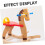 2pcs Rocking Horse Handles Ergonomic Plastic Threaded Grips for Ride Stable Secure Replacement 8
