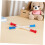 2pcs Rocking Horse Handles Ergonomic Plastic Threaded Grips for Ride Stable Secure Replacement 7