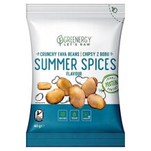 Bredbønnechips med sommerkrydderismag 60g Greenergy