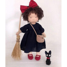 (stay 27) Handmade Waldorf Doll, Handmade Knitted Doll Handmade Plush Doll, Christmas Waldorf Doll, Christmas Birthday Gift Girls