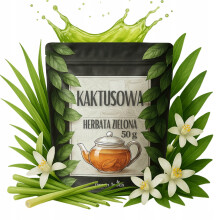 Grøn te Kaktus 50 g med citrongræs og appelsinblomst