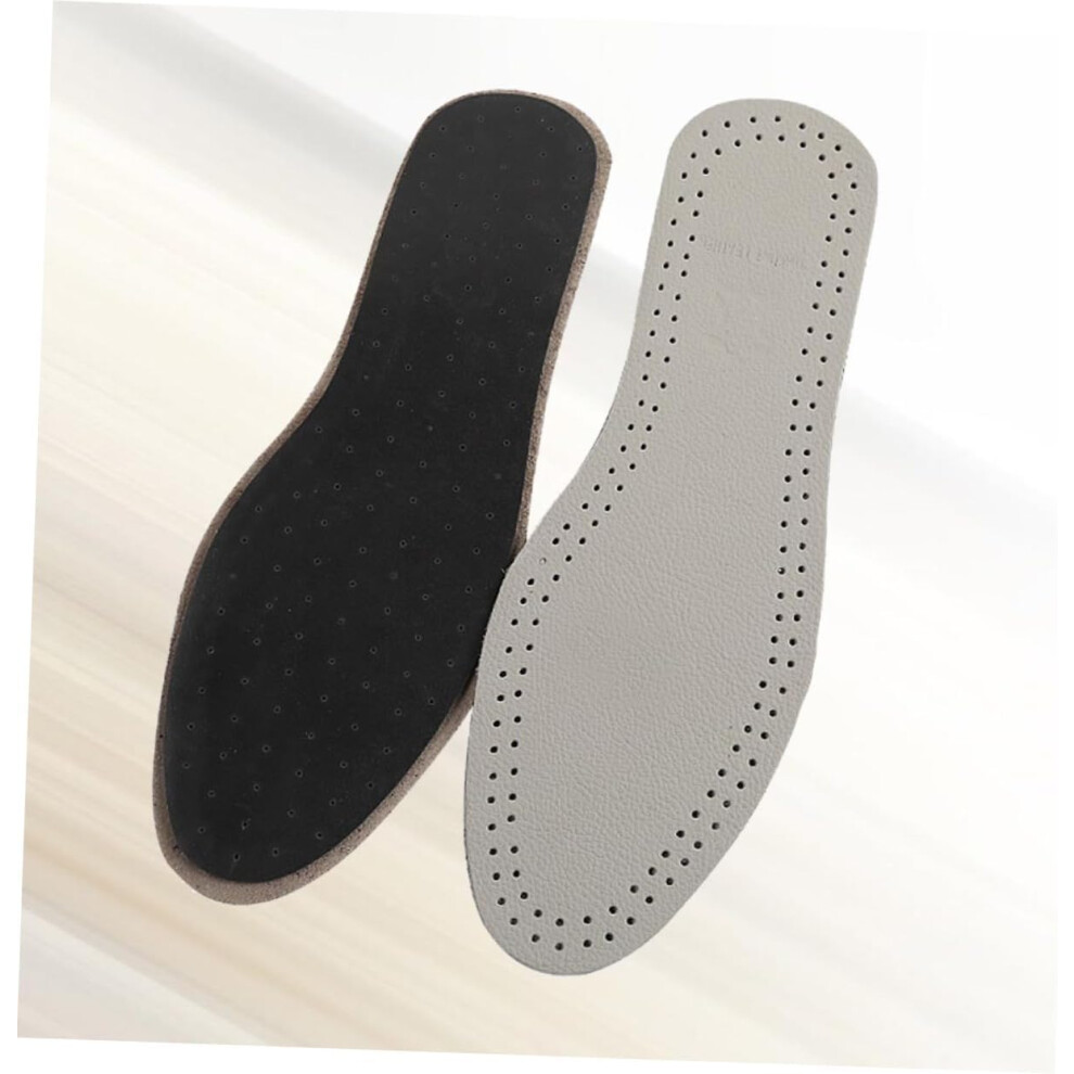 Hkhbjs 2Pairs Multifunction Insoles Leather Insoles For Breathability Damping Shoe Pads