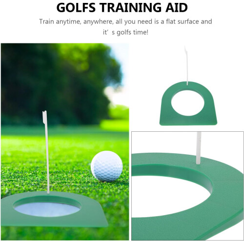 2 Sets Golf Putting Cups Plastic Practice Holes Golf Training Aid Indoor Putting Cups 1