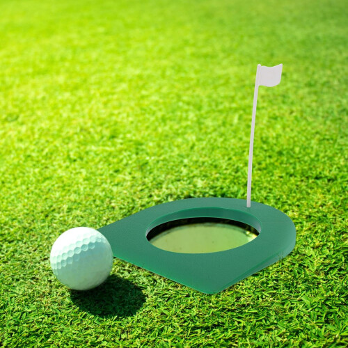 2 Sets Golf Putting Cups Plastic Practice Holes Golf Training Aid Indoor Putting Cups 2