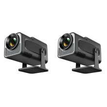 2X HY320 Newly Native 720P Android 11 4K Projector 300ANSI Wifi6 BT5.0 Cinema Outdoor 180 Projector EU Plug