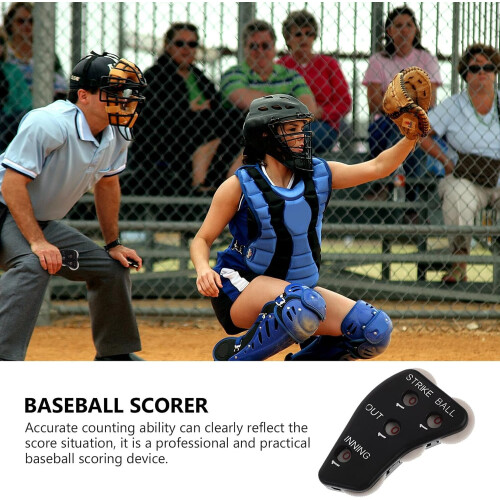 2Pcs Baseball Counter Clicker Portable Baseball Umpire Clicker Lightweight Plastic 1