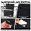 2X Comic Book Boxes, Back to School Fold Comic Short Box Case with Lid, Book Bin Container Holds 150 Comics Black 9