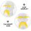 2sets Simulation Fake Mustache and Eyebrows Costume Kit for Men Realistic Beard Decorations 3