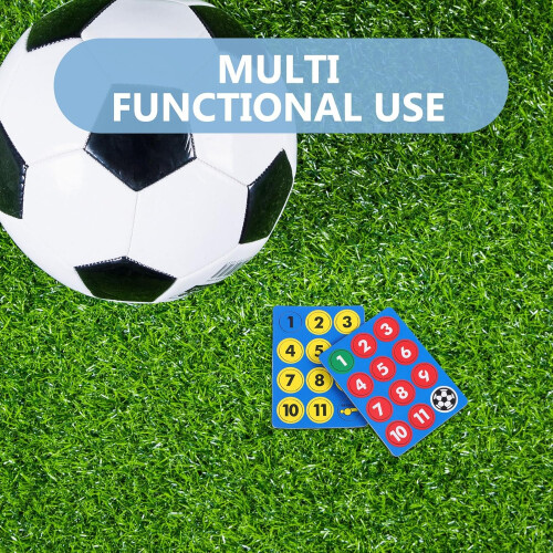 Magnetic Soccer Board Magnets Round PC Material Stable Adhesion Precise Positioning 2