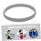 2 st knäskydd gummiband patella knärem 7