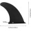 2pcs 9 polegadas nylon paddle board fins surfboard substituição longboard fin sup desmontável 5