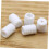200pcs Adjustable Buckle Silicone Anti-Slip Ear Protective Hook Rope Regulator Black 4