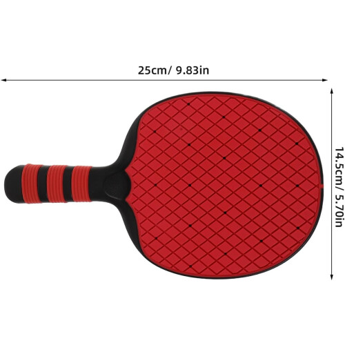 2pcs Beginner Table Tennis Paddle Set with Red Rubber Surface – Professional Ping Pong Rackets 1