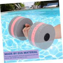 2 stuks drijvende dumbbells, waterbarbells, EVA fitnessbarbells, lichtgewicht zwemtrainingsapparatuur
