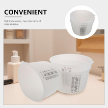 3pcs ferramentas de cristal epóxi resina medição copos de mistura de silicone para ferramentas de mistura antiaderente de fundição de jóias