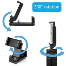 2X Universal 360 Rotate Foldable Airplane Travel Phone Holder Stand Mount Skrivbord Lazy Car Flygande Hållare
