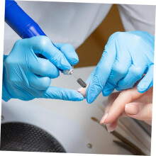 Kit de 3 brocas para taladro de uñas, manicura y pedicura, lima eléctrica redonda y suave.