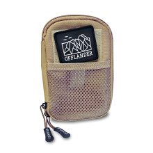 OFFLANDER taktisk MOLLE-pouch med velcro til dokumenter khaki