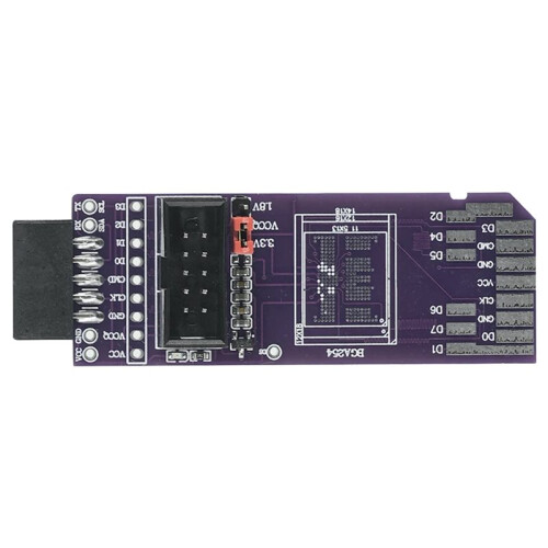 BGA254 -EMMC 8bit 1.8V RT809H-ISP Simple Reading and Writing Board for EMMC NAND Flash in-Circuit Programming 1