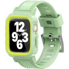 URETSTYKKE MED REM TIL APPLE WATCH 42mm SE/7/6/5/4/3/2/1 GRØN