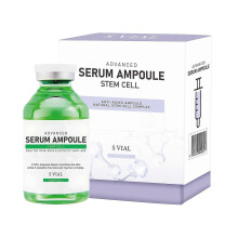 (1pcs) Anti-Aging Stem Cell Ampoule - Micro Needling Serum Booster with Derma Pen, Natural Complex for Wrinkle Reduction & Skin