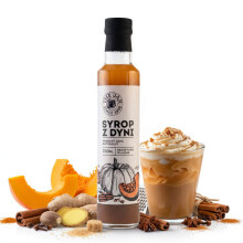 Sirup Græskar Pumpkin spice latte Naturlig 32% græskar med krydderier 250 ml