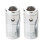 2Pcs/Set 1/4 square hole to 1/4" 6.3mm Hex Screwdriver Bit Adapter Holder Socket 4