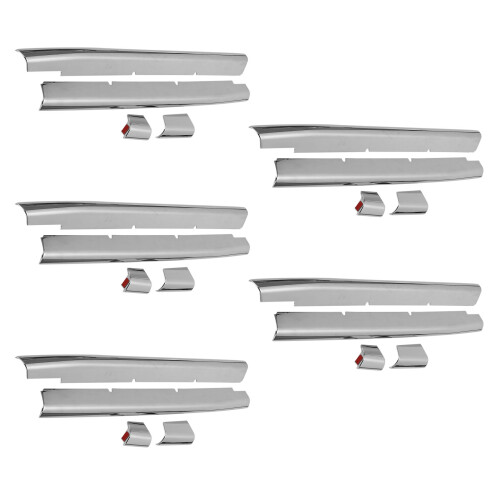 5X Griglia Anteriore Cromata per Auto per Accessori per Auto  Spacia Custom MK53S