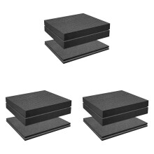 Grid Foam -Foam, 6 Pieces 400X300X50mm/6 Pieces 400X300X10mm, Tool Box Camera Case Foam, Case Insert,Tool