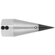 Bor til en 100 mm kløver, med udskiftelig spids (med nål) Bor til en 100 mm kløver / diameter 100 mm / hul 45 mm / konus til kløvning af træ