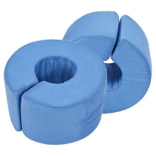 (Blue) 2 Pieces Ankle Cushion Foam Anti-Bedsores Breathable High Density Removable Foot Pillows for Ankle Elderly