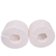 (White) 2 Pieces Ankle Cushion Foam Anti-Bedsores Breathable High Density Removable Foot Pillows for Ankle Elderly