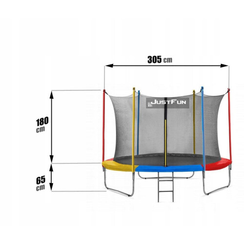 JUST FUN HAVETRAMPOLIN 10FT-305CM MULTI
