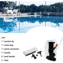 Pool Vacuum Cleaning Set Clean Pool Bottoms Net Pool Filter Swimming Cleaner Set Outdoor Cleaning Products Tool EU PLUG