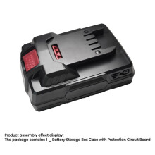 Scatola di Stoccaggio Batteria 5Core per Strumenti Elettrici PARKSIDE 18650 per Scheda di Ricarica PCB PARKSIDE Set di Strisce di Nichel