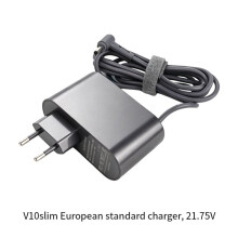 21.75V EU Plug Charger Power Adapter for  V10slim Vacuum Cleaner Replacement Parts Power Supply Cord Accessories