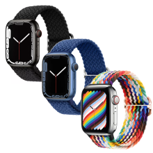 3x ARMBÅND TIL APPLE WATCH 1/2/3/4/5/6/7/8/9/SE 38/40/41 blandede farver