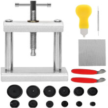 Kit di Attrezzi per Riparazione Orologi, Dispositivo di Pressatura del Retro Della Cassa, NeedleTool, Pezzo Triangolare e Componenti Press-Fit di