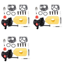 3X Carburatore per Tosaerba 499809 498809A 494406 per Motore Verticale per Briggs Stratton 98902 98982