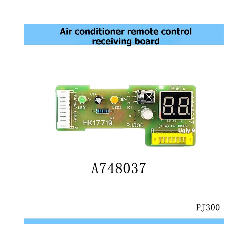 For Air Conditioner Indoor Unit Receiver Board Display Control Board A748037 Infrared Remote Control Board Green 6033080790329