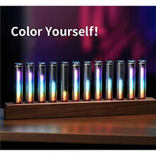 12-Bit RGB Pickup Niveau Licht LED Display Geluidscontrole Meter Muziek Ritme Indicator Desktop Audio Licht Mixer