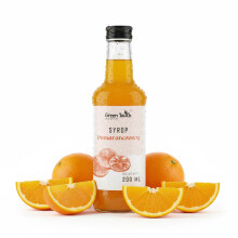 Appelsinsirup 200 ml naturlig til te uden farvestoffer og konserveringsmidler
