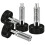 1 Set of M6 Knurled Handle Quick-Release Pins -Retractable Spring Plunger Quick-Release Locking Pins (2 Large + 2 Small) 1