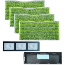 Wielokrotne Wkłady Wymienne VacMop Kompatybilne z dla VACMOP VM252 VM200 VM401 VM180, Zmywalne Wkłady do Mopa Vac