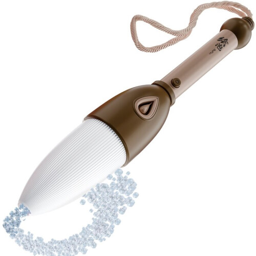 Writing Bubbles Pen Brush Bubble Stick Calligraphy Outdoor Automatic Handheld Bubble Maker Brown