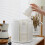 Rotatable Plastic Cup Storage Organizer Dispenser 4 Compartment Cups and Lids Holder Detachable Desktop Cup Dispenser 5