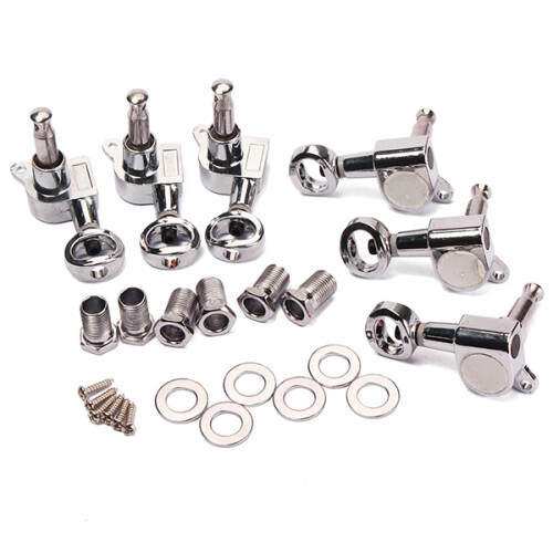 6 Gitaar String Tuning Peg Set Met Metalen Machine Heads