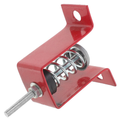1Schokabsorberende Ophangveer Met Rubberen Demper Rood