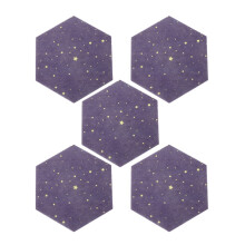 5St Decoratief Hexagon Vilten Prikbord Voor En Woonkamer